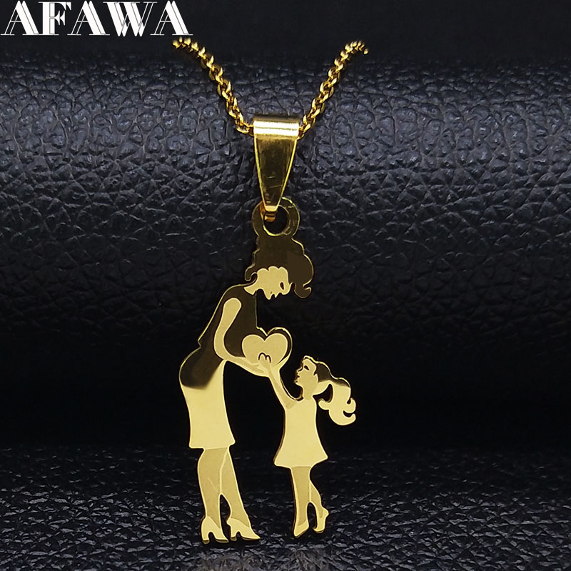 Women'S Day Fashion Show - Mum Girl Stainless Steel Necklace Chain