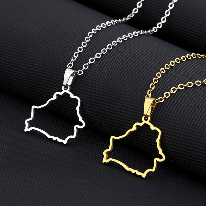 Women'S Fashion Guide - New Belarus Map Pendant Necklace for