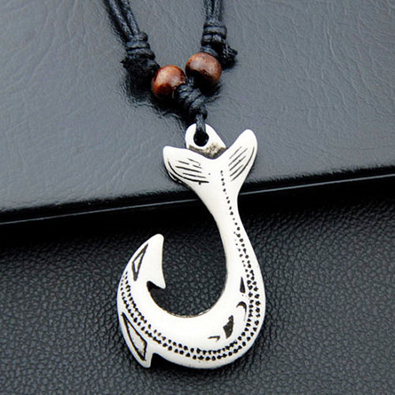 Women Fashion Nz - NZ Maori Fish Hook Charm Necklace