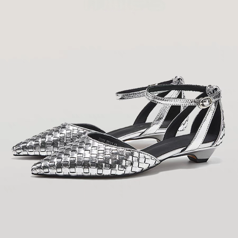 Women'S Fashion Summer 2025 - Pointed Toe Low Heels Women Elegant