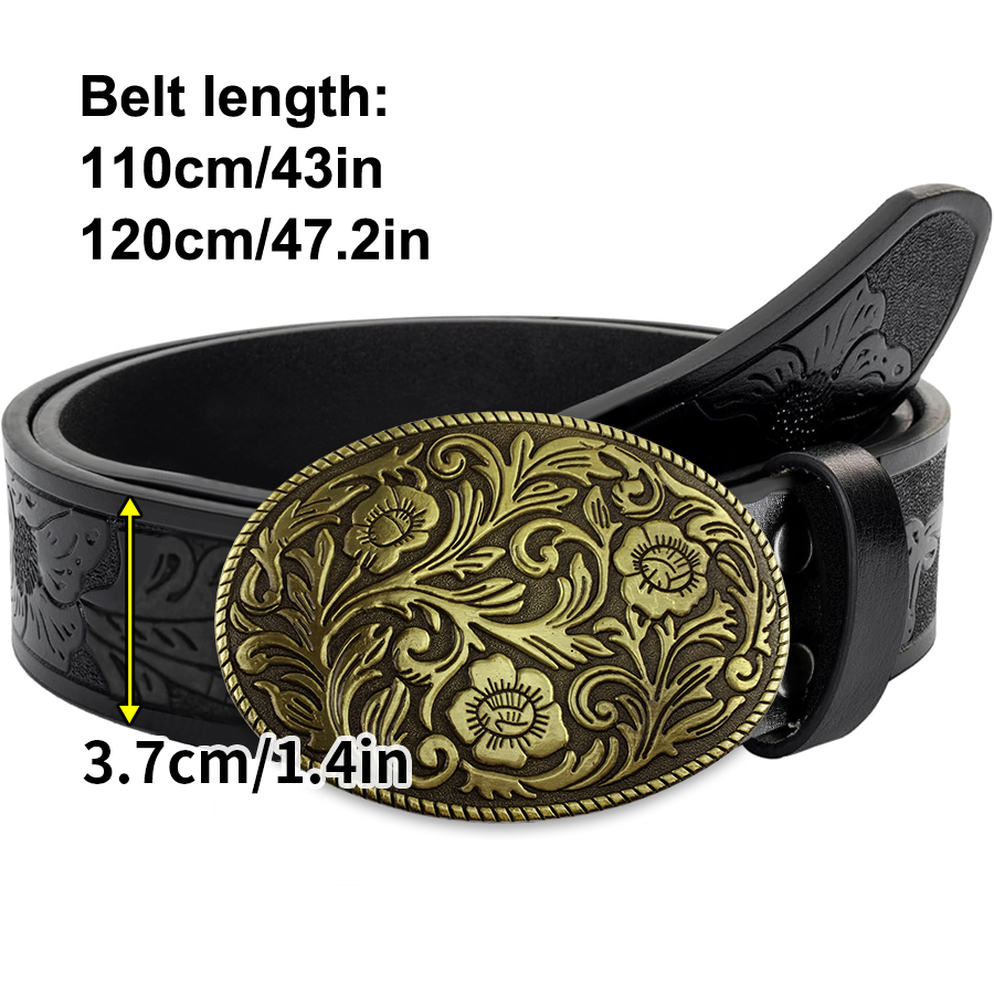 Tang Grass Pattern Buckle Belt - огляд і ціна Women Fashion Nz