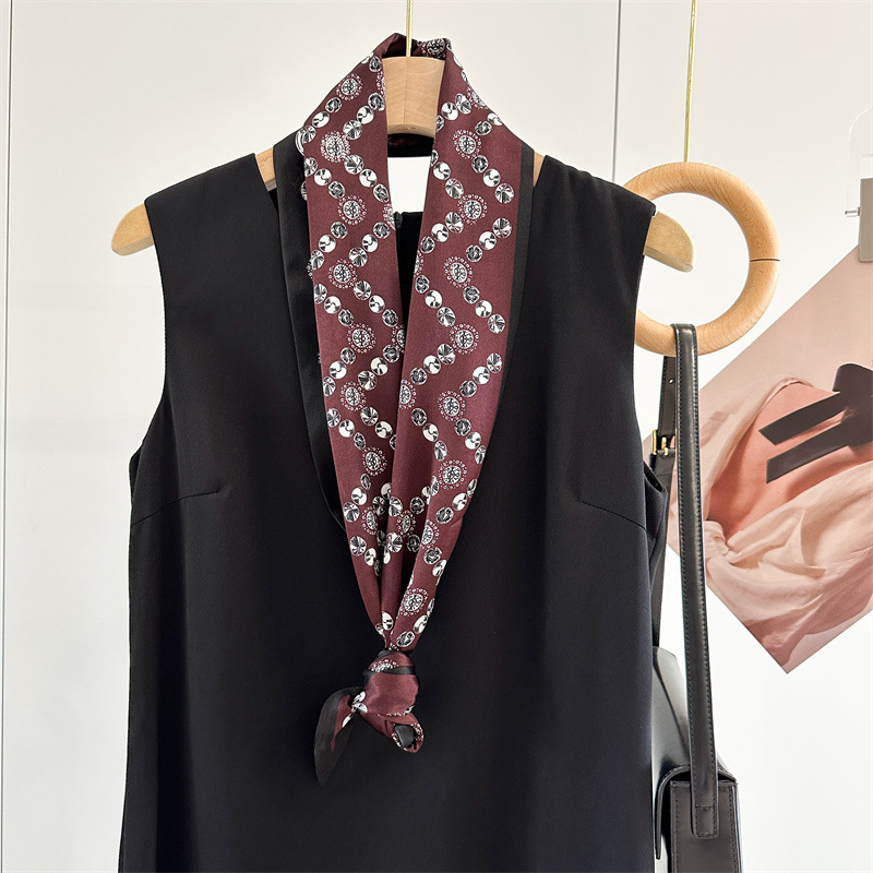 Jewelry Print 100% Silk Neck H - огляд і ціна Women'S Fashion Layering