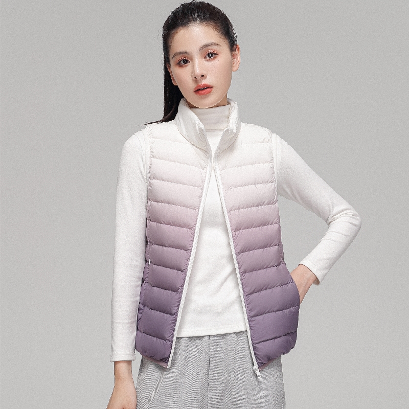 Women Fashion Gradient Ultra L - огляд і ціна Puffer Vest Fashion Women