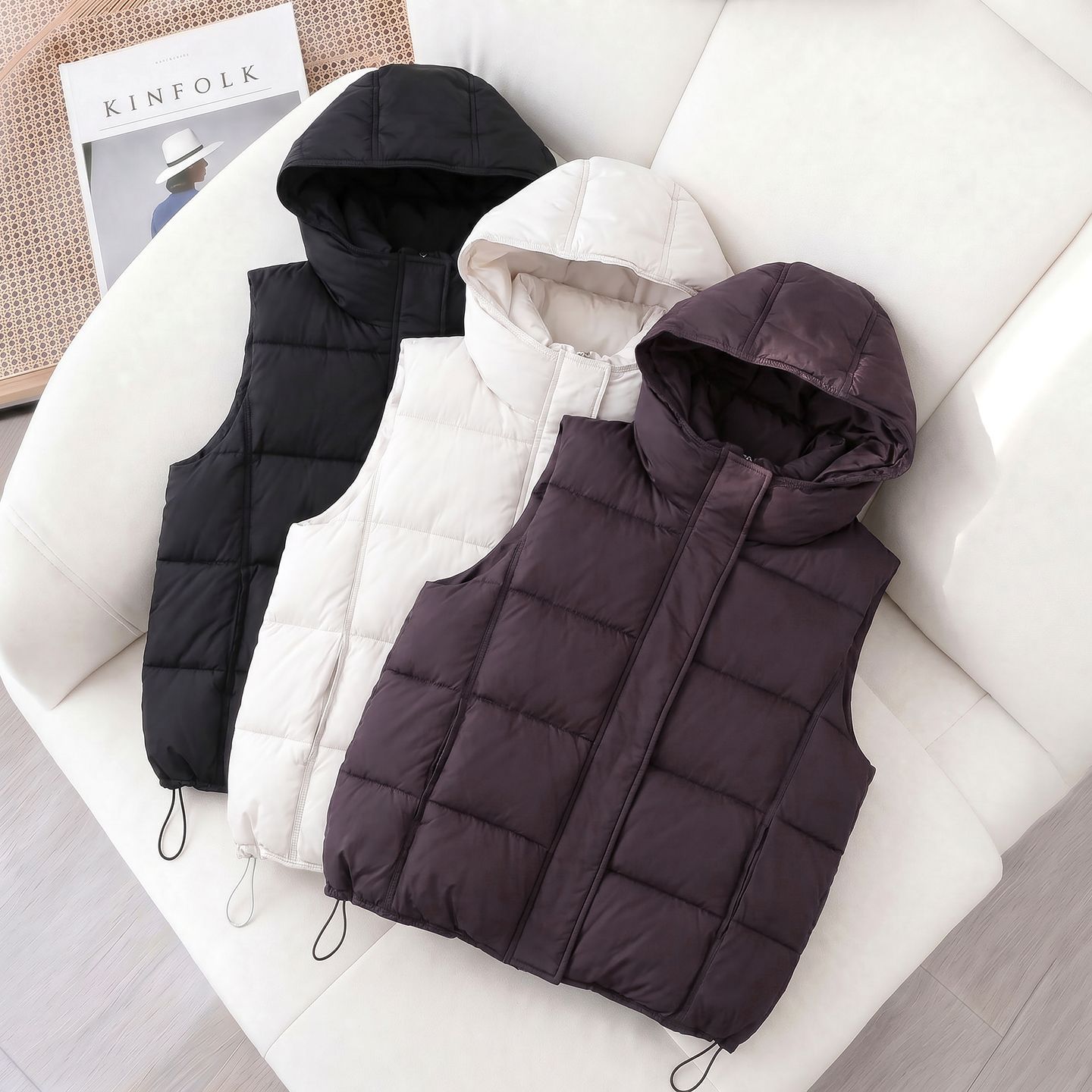 Fashion Sleeveless Waistcoat W - огляд і ціна Puffer Vest Fashion Women