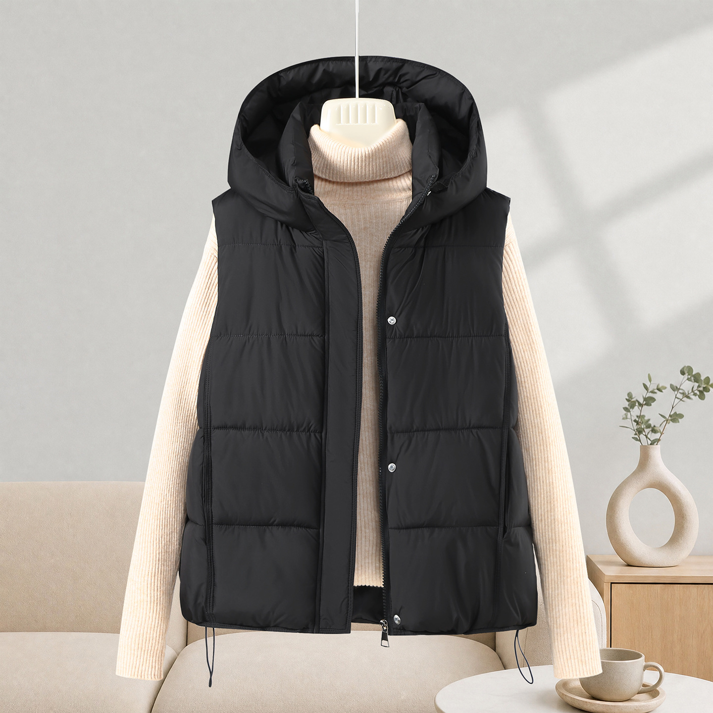 Fashion Sleeveless Waistcoat W - огляд і ціна Puffer Vest Fashion Women