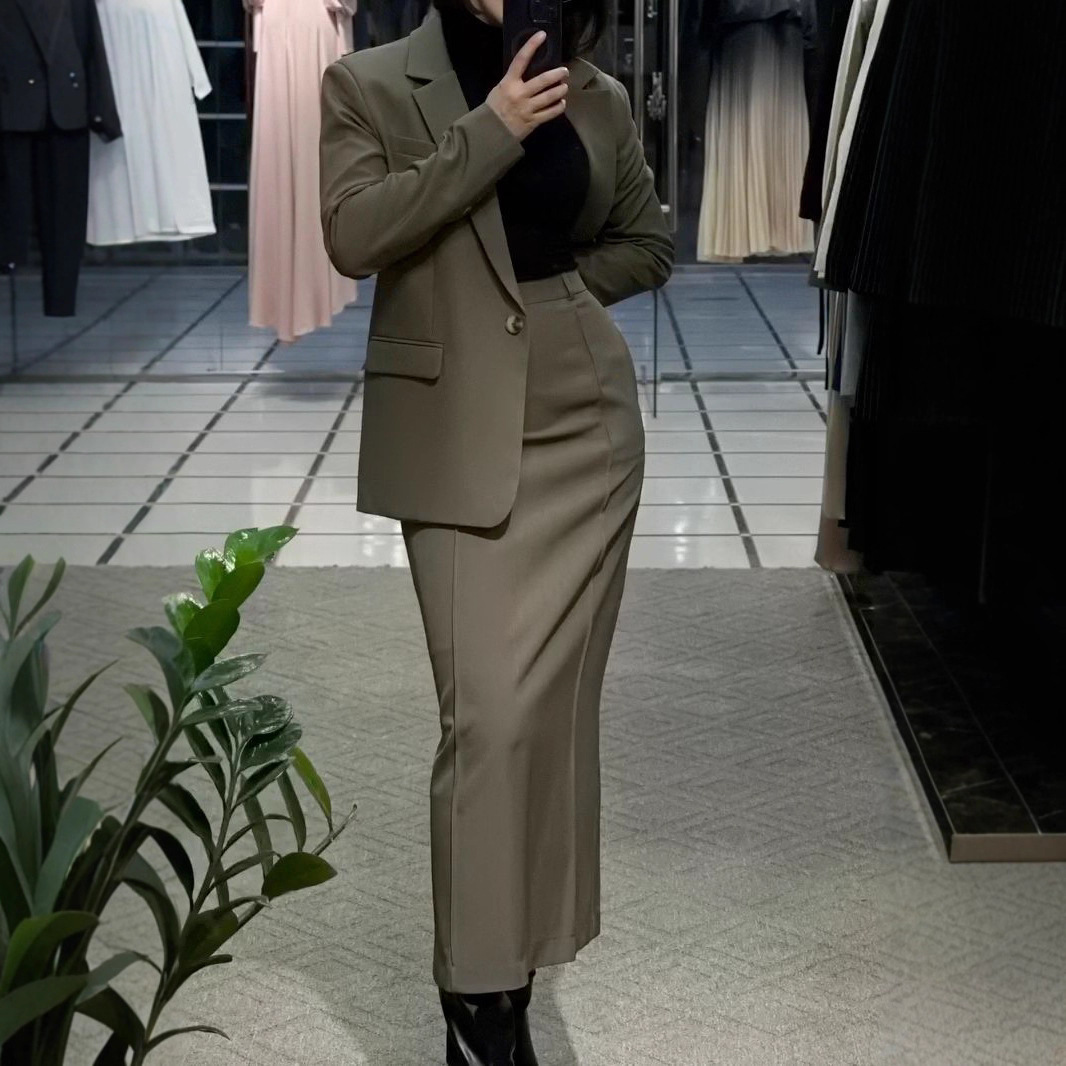 Allingentle Skirt Suit Women's - огляд і ціна Women'S Fashion Blazer