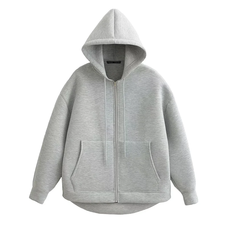 HXAO Grey Women's Outerwears B - огляд і ціна Women'S Fashion Bomber Jacket
