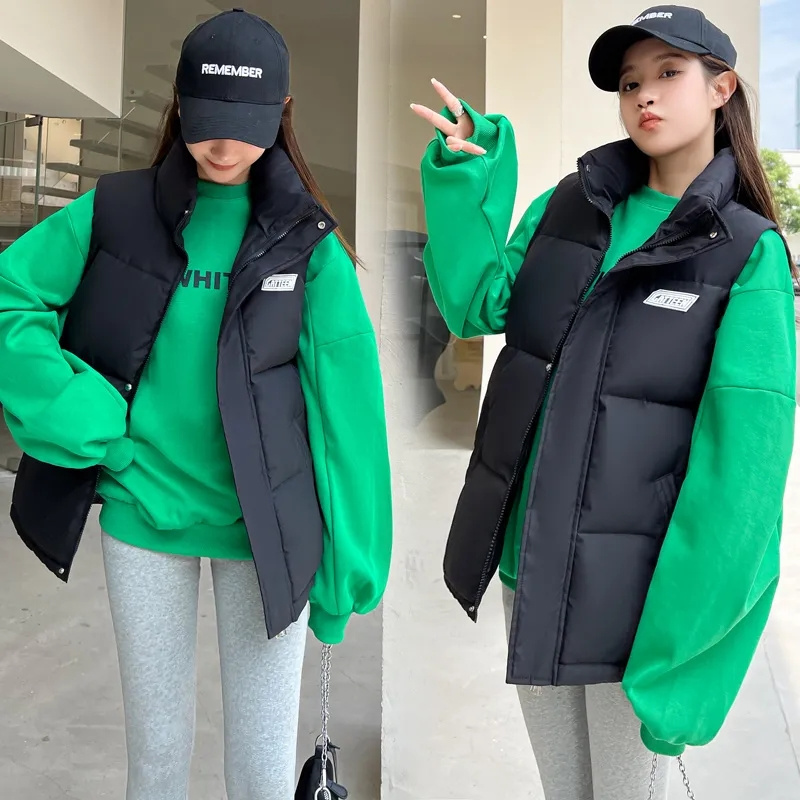 Fall Winter Warm Cropped Vest  - огляд і ціна Puffer Vest Fashion Women