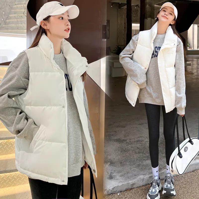 Fall Winter Warm Cropped Vest  - огляд і ціна Puffer Vest Fashion Women