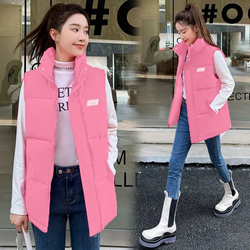 Fall Winter Warm Cropped Vest  - огляд і ціна Puffer Vest Fashion Women