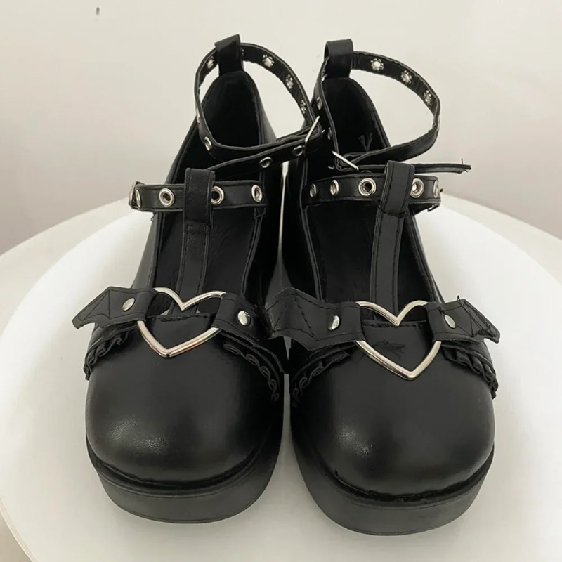 New Sweet Heart Buckle Wedges  - огляд і ціна Women Fashion Nova