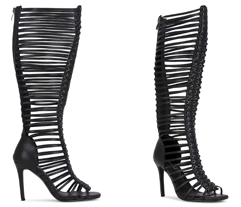 Women Black Caged Strappy Stil - огляд і ціна Women'S Fashion Boots