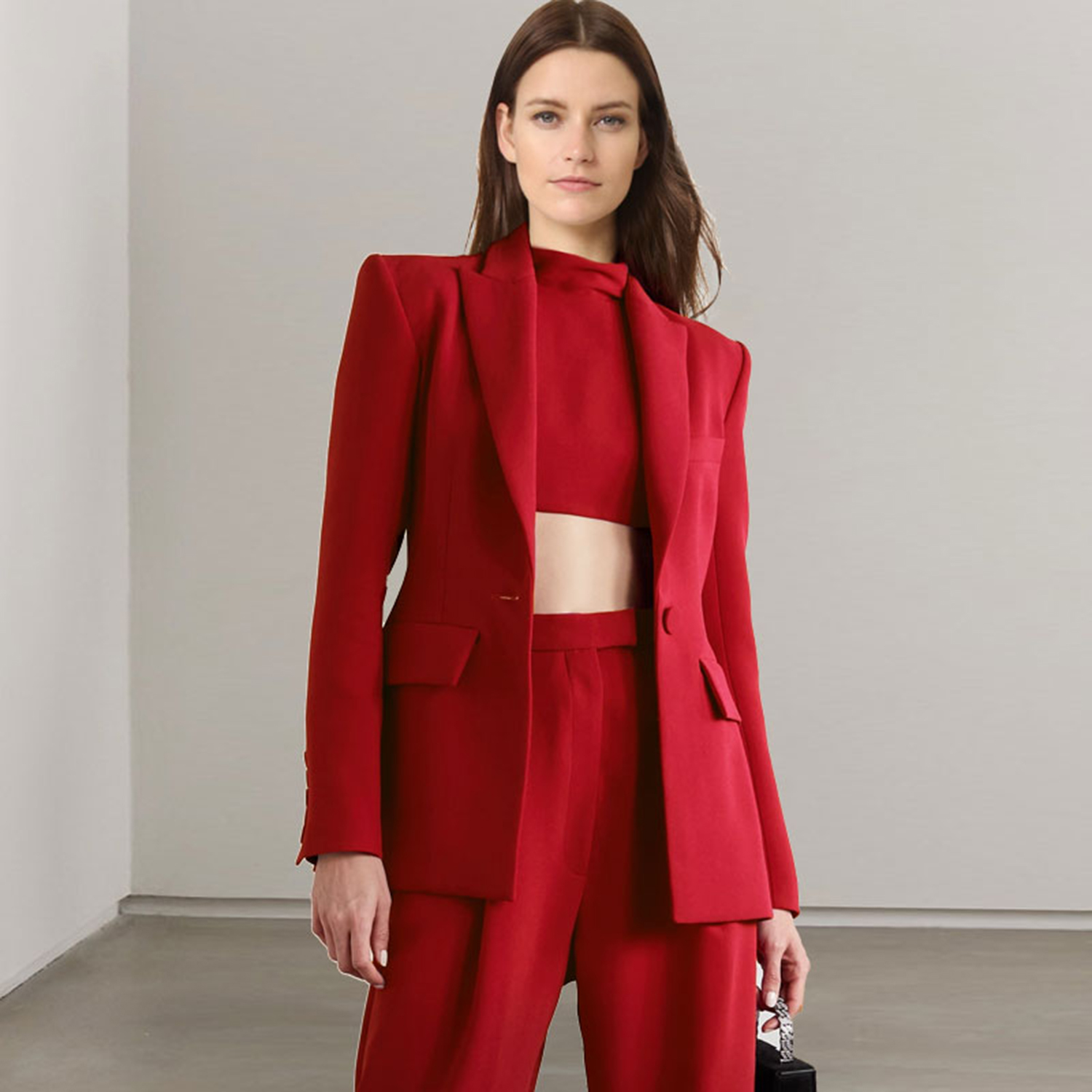 Allingentle Red Lapel Women's  - огляд і ціна Women'S Fashion Blazer