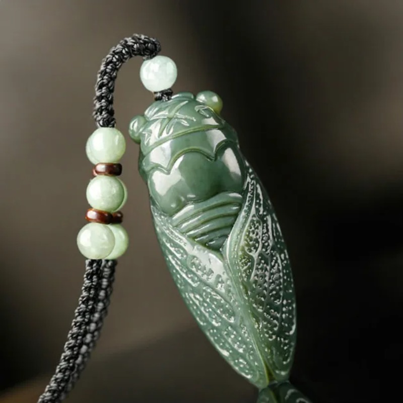 Natural Hetian Jade Cicada Pen - огляд і ціна Women Fashion Jewellery