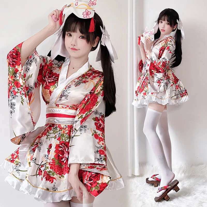 Japanese Modified Kimono Dress - огляд і ціна Women'S Fashion Kimono