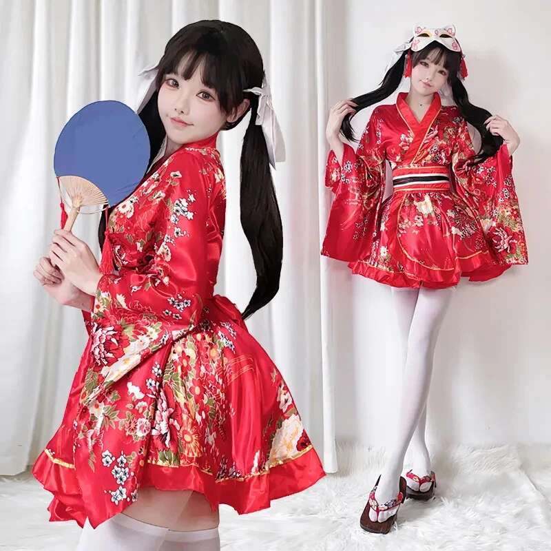 Japanese Modified Kimono Dress - огляд і ціна Women'S Fashion Kimono