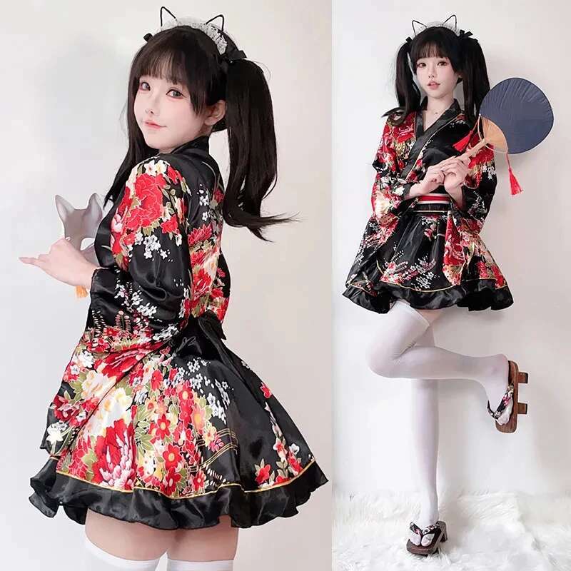 Japanese Modified Kimono Dress - огляд і ціна Women'S Fashion Kimono