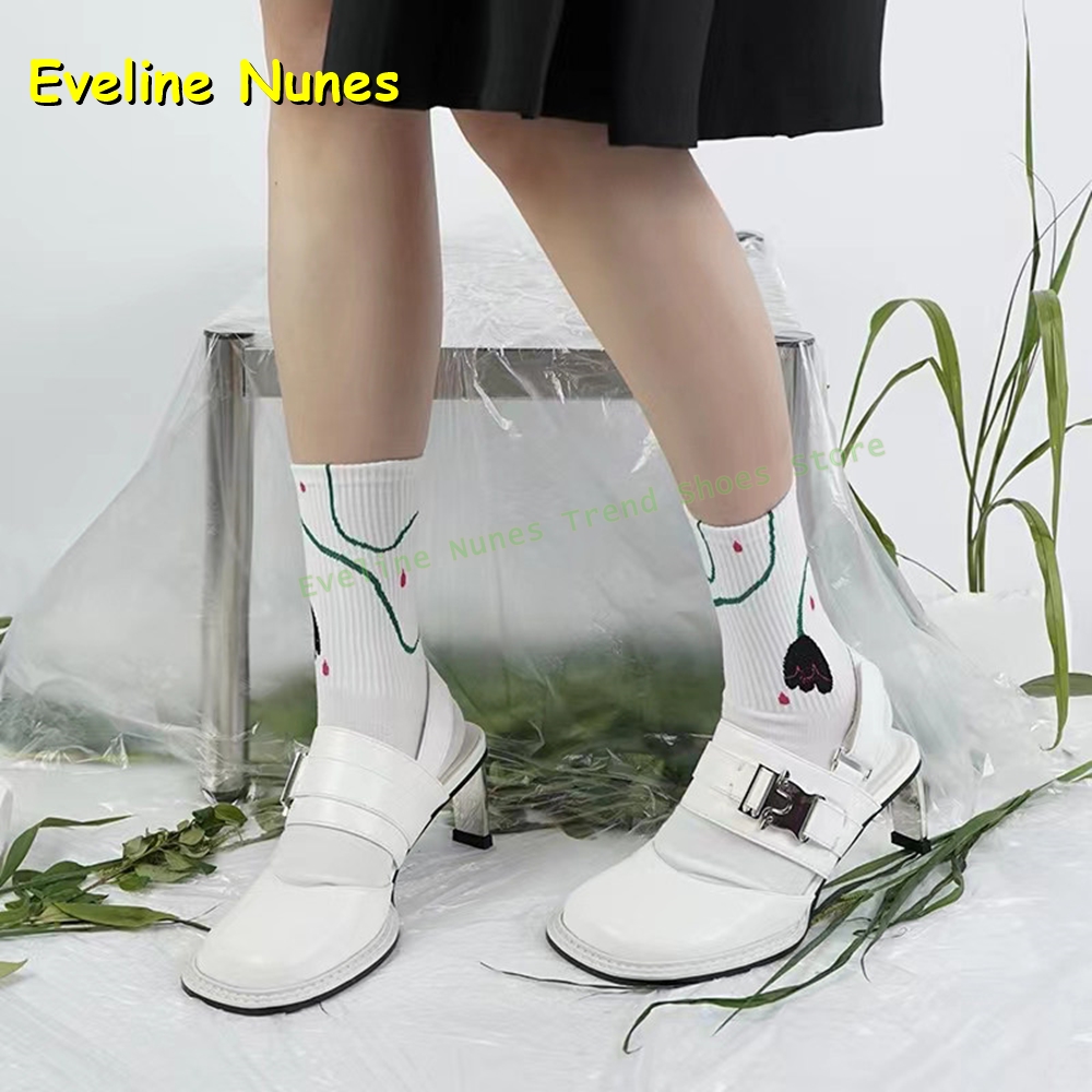 Women's Black Square Toe Buckl - огляд і ціна Women'S Fashion Boots