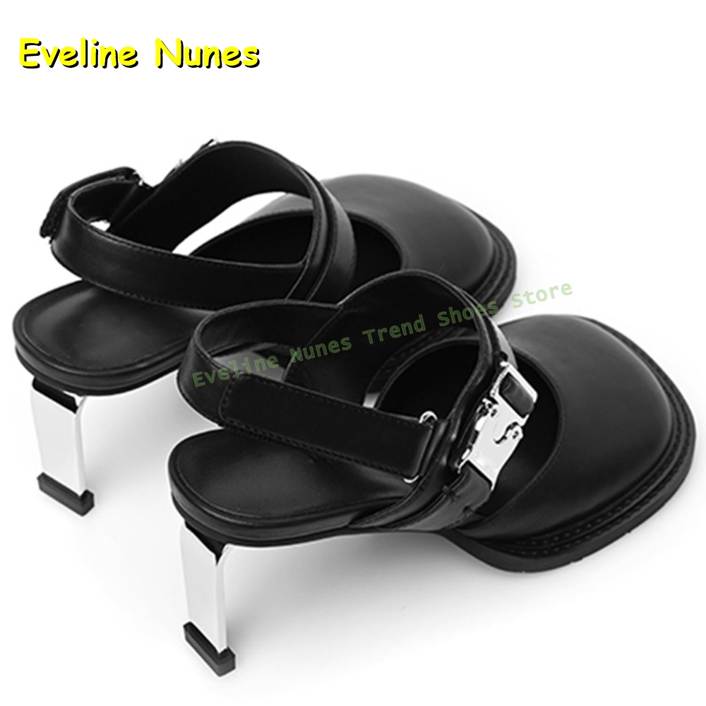 Women's Black Square Toe Buckl - огляд і ціна Women'S Fashion Boots