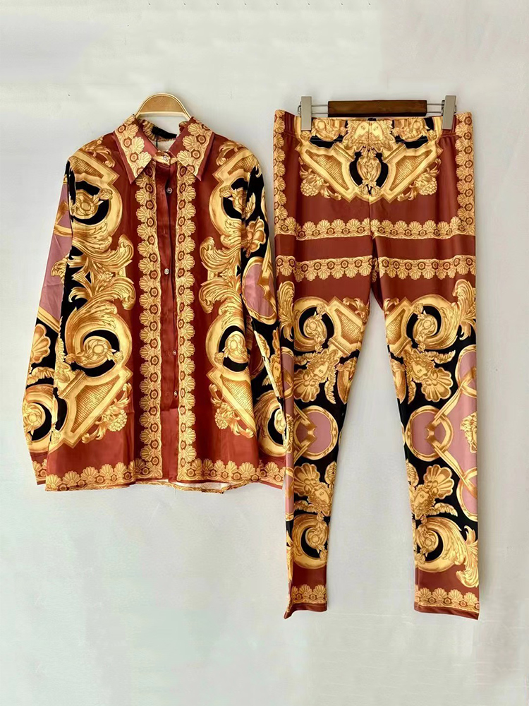 Retro geometric print loose sh - огляд і ціна Women'S Fashion Leggings