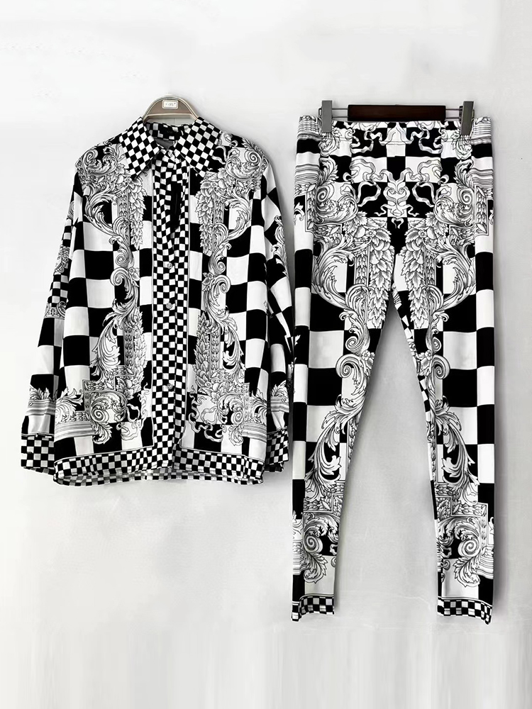 Retro geometric print loose sh - огляд і ціна Women'S Fashion Leggings
