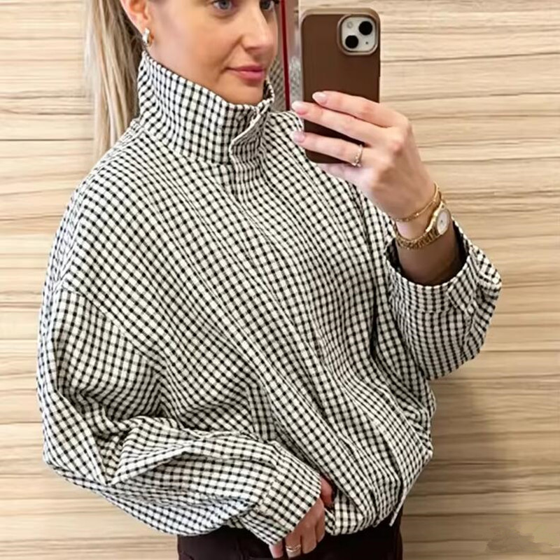 Plaid Bomber Jacket Women Demi - огляд і ціна Women'S Fashion Bomber Jacket