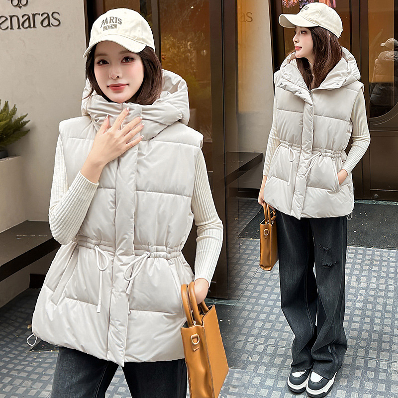 Winter Down Cotton Vest Jacket - огляд і ціна Puffer Vest Fashion Women
