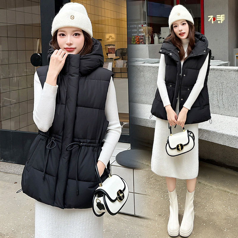 Winter Down Cotton Vest Jacket - огляд і ціна Puffer Vest Fashion Women