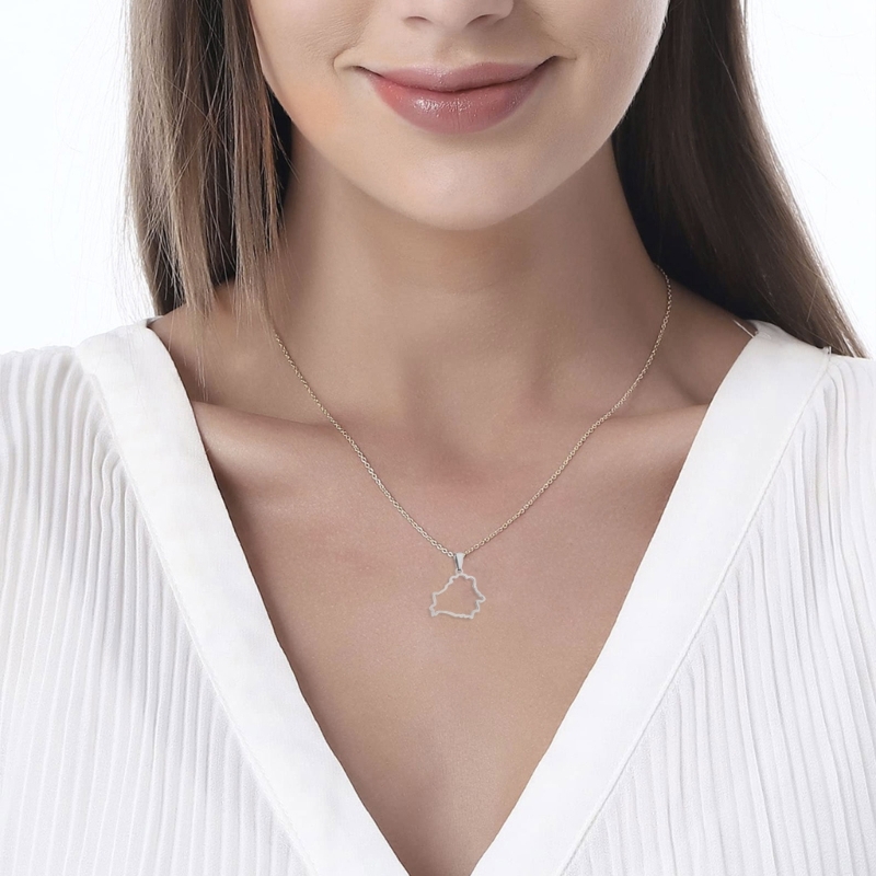 New Belarus Map Pendant Neckla - огляд і ціна Women'S Fashion Guide