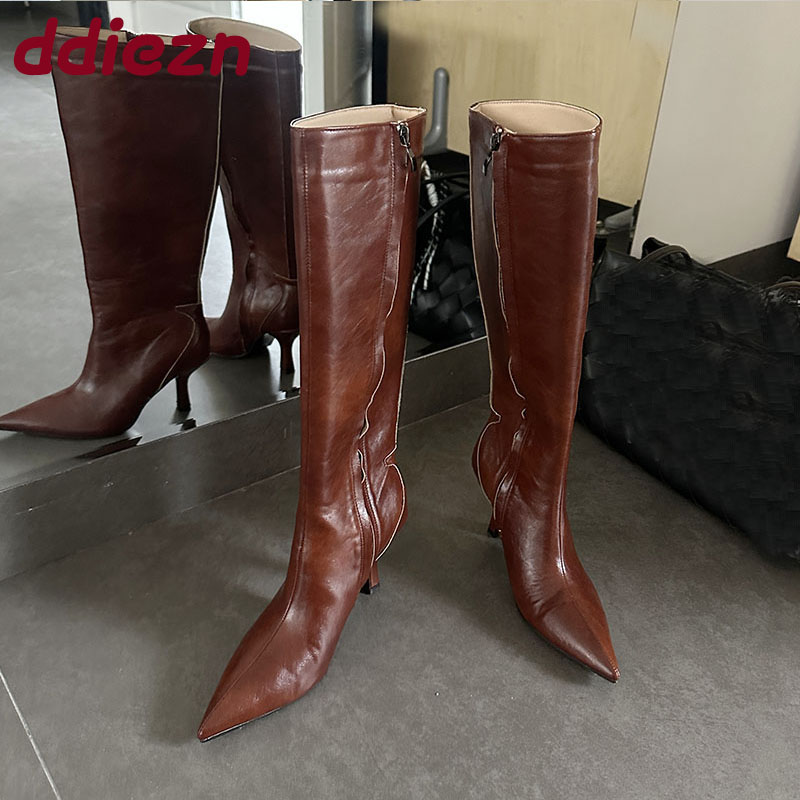 Fashion Pointed Toe Ladies Kne - огляд і ціна Women'S Fashion Knee High Boots
