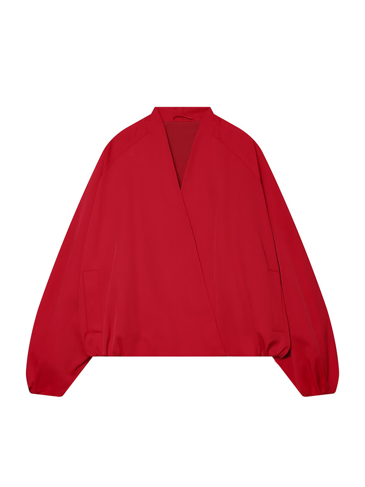 TFMLN Fashion Red Short Bomber - огляд і ціна Women'S Fashion Bomber Jacket