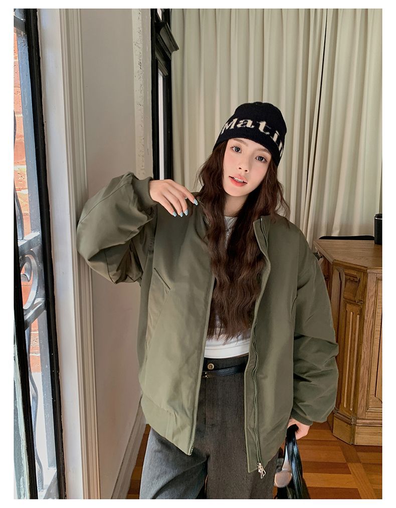 Bomber Jackets Womens Jacket H - огляд і ціна Sherpa Coat Women