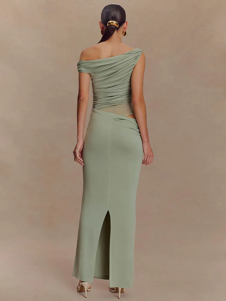 One Shoulder Slinky Sexy Maxi  - огляд і ціна Women'S Fashion In 1920