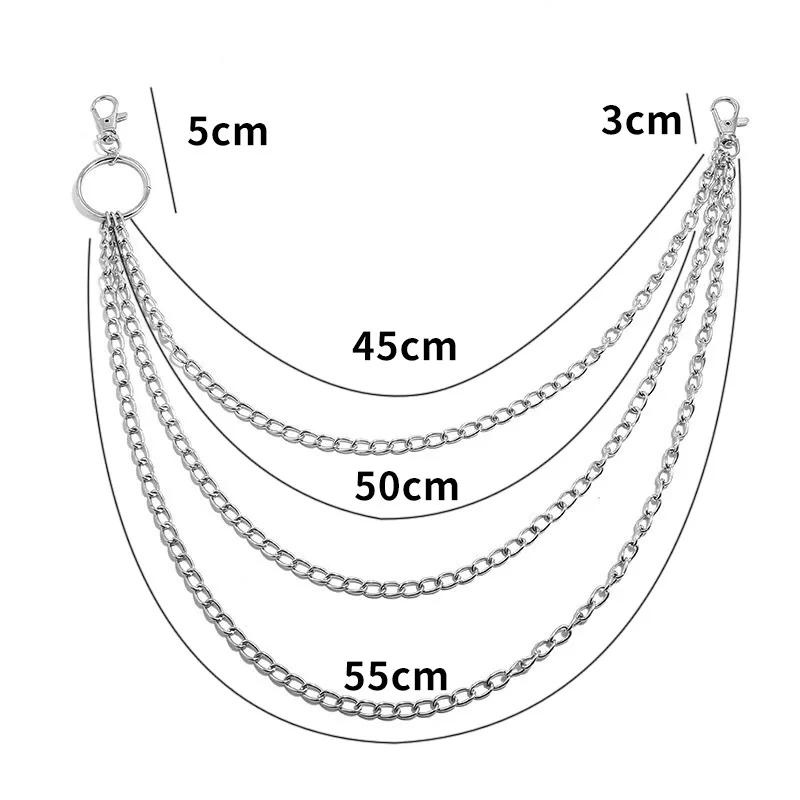 Layer Metal Belt Chain Punk Ho - огляд і ціна Women'S Fashion Layering