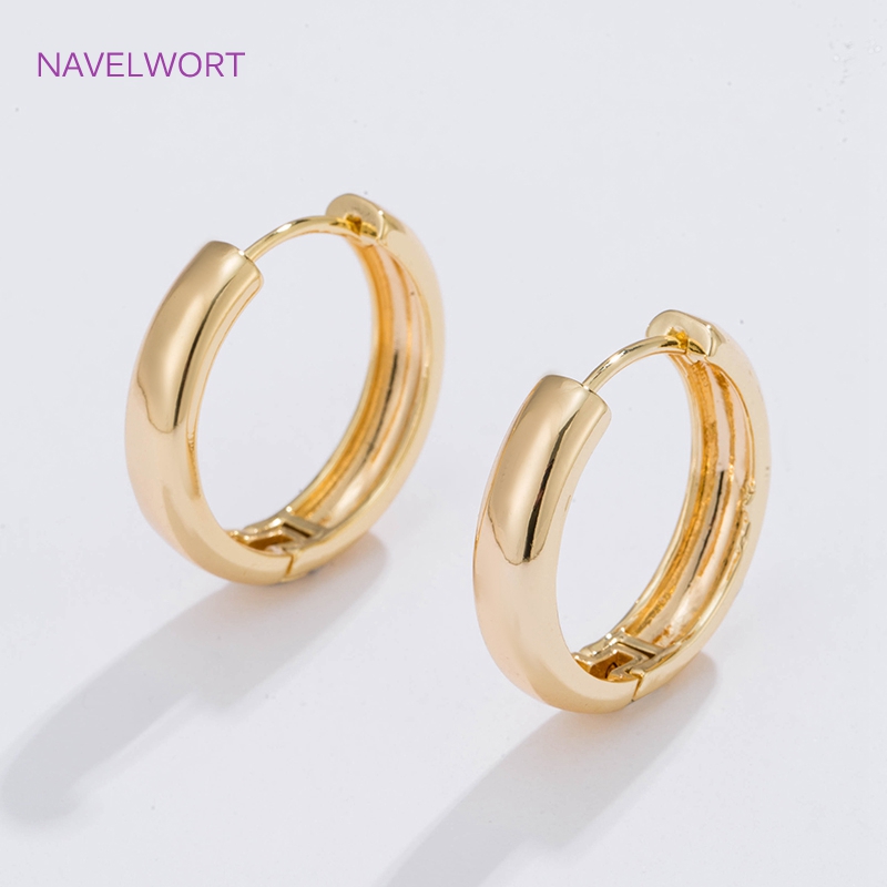 6 Sizes Gold Plated Circle Hoo - огляд і ціна Women Fashion Jewellery