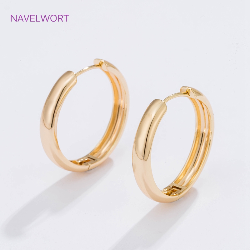 6 Sizes Gold Plated Circle Hoo - огляд і ціна Women Fashion Jewellery