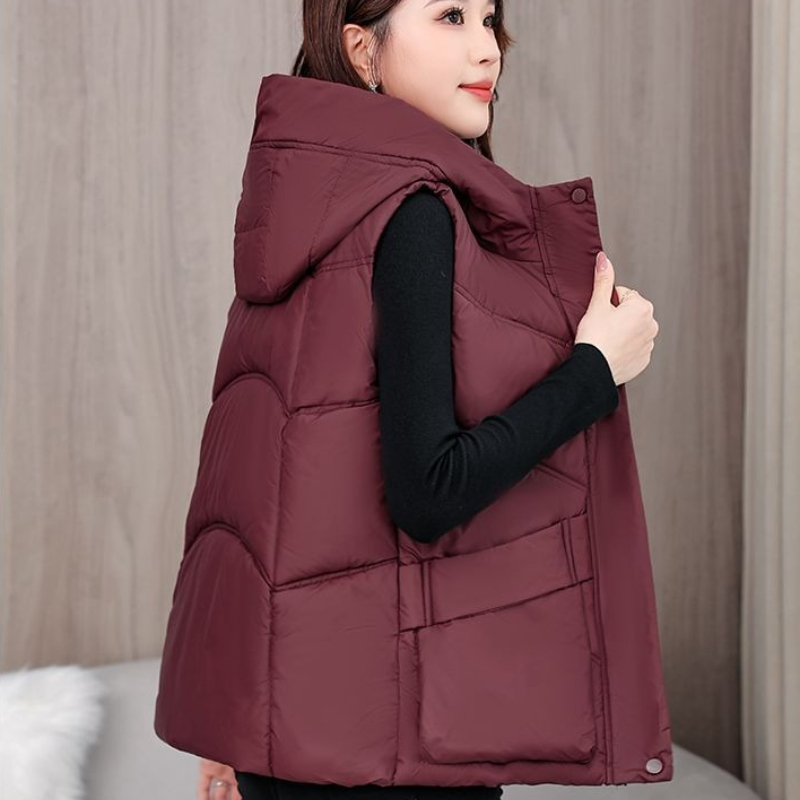 Winter 2026 Fashionable Oversi - огляд і ціна Puffer Vest Fashion Women