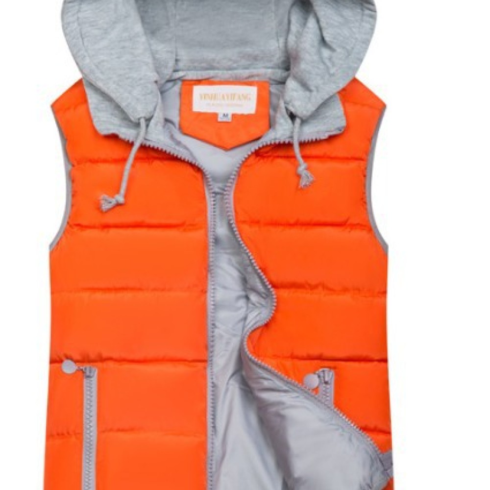 Casual Hooded Padded Vest Wome - огляд і ціна Puffer Vest Fashion Women