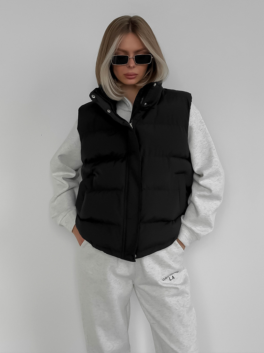 Women's Autumn Winter Sleevele - огляд і ціна Puffer Vest Fashion Women