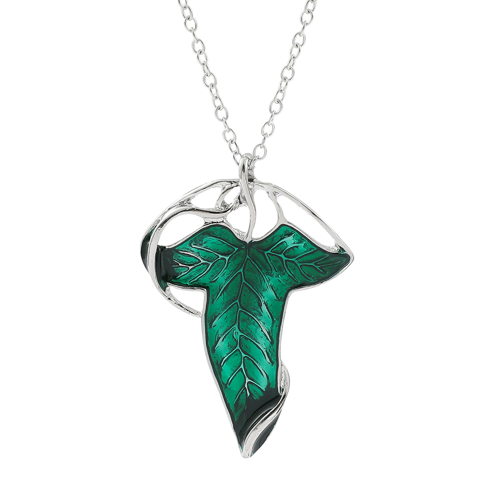 Vintage Green Leaf Pendant Nec - огляд і ціна Women Fashion Jewellery