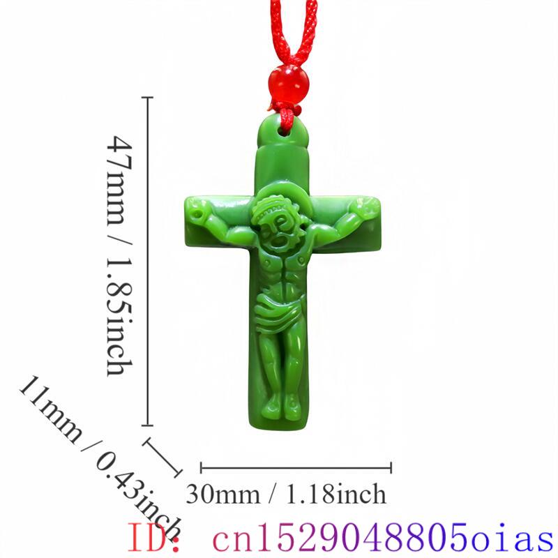 Green Real Jade Cross Pendant  - огляд і ціна Women Fashion Jewellery