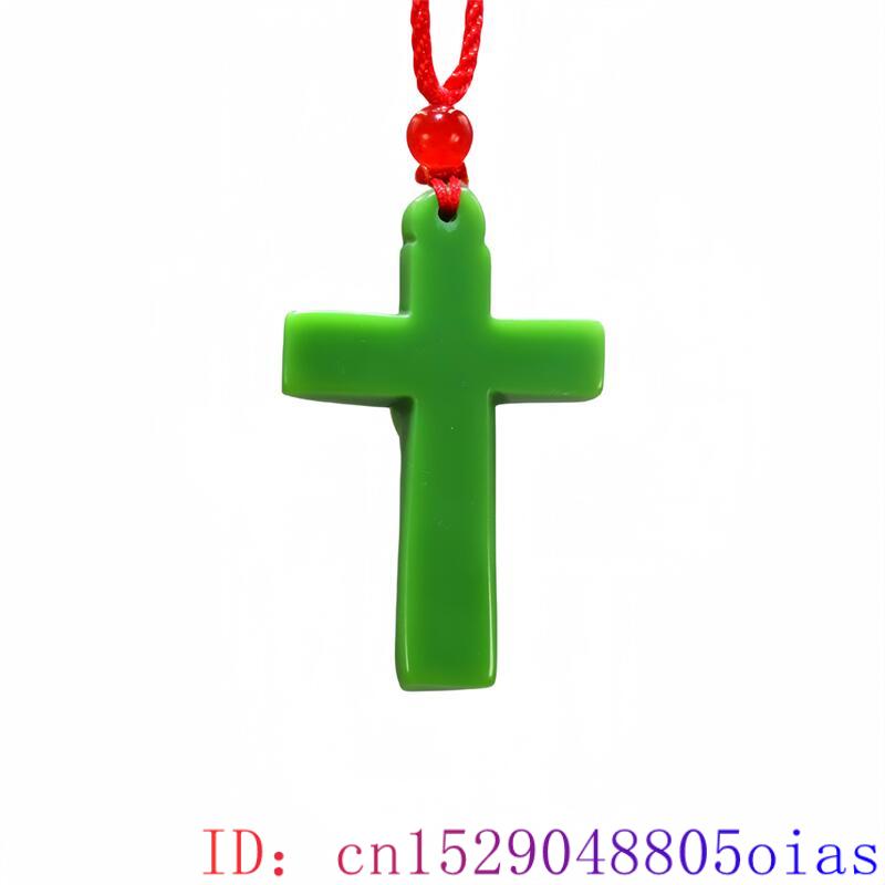 Green Real Jade Cross Pendant  - огляд і ціна Women Fashion Jewellery