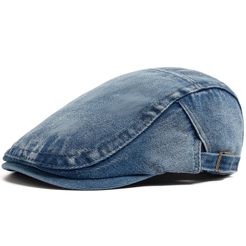 Adjustable Denim Cotton Beret  - огляд і ціна Women Fashion Nz