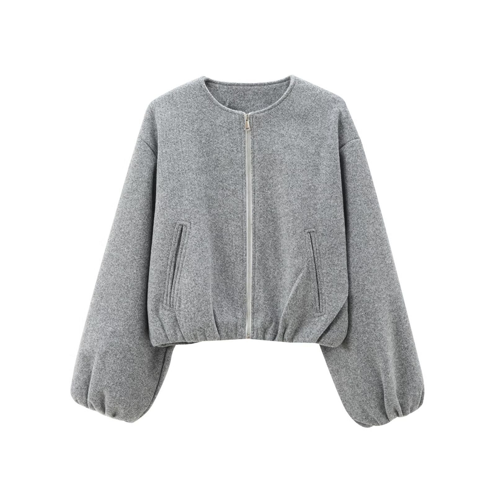 Retro Round Zipper Bomber Jack - огляд і ціна Women'S Fashion Bomber Jacket