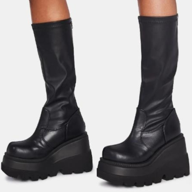 Women's Platform Boots Punk Mi - огляд і ціна Women'S Fashion Knee High Boots