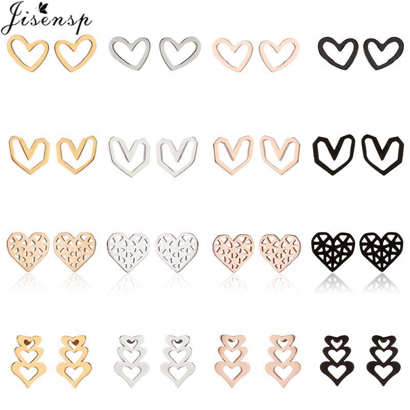 2026 Tiny Heart Earrings Stud  - огляд і ціна Women'S Day Fashion Show