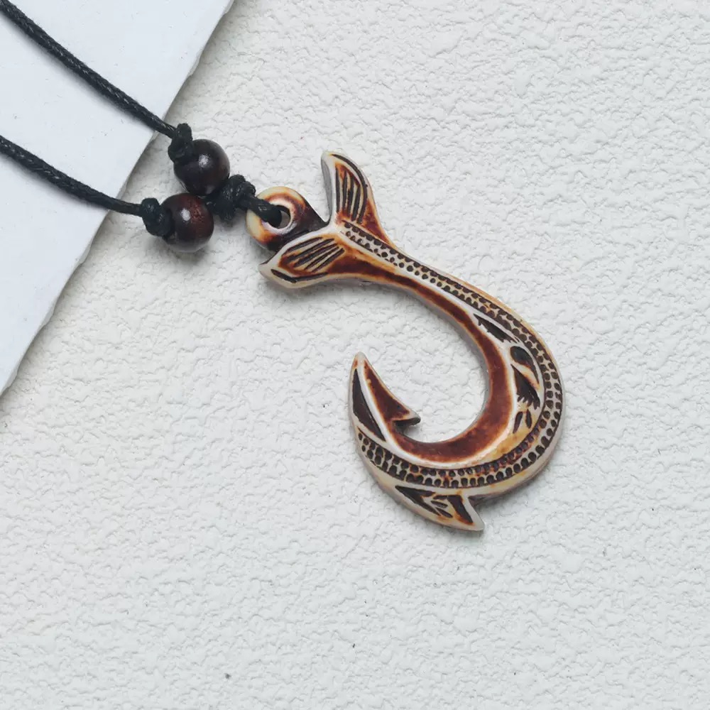 NZ Maori Fish Hook Charm Neckl - огляд і ціна Women Fashion Nz