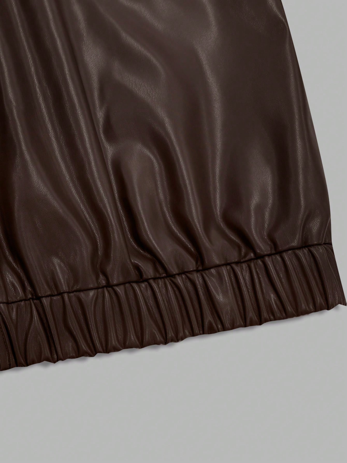 Chocolate Brown Faux Leather Z - огляд і ціна Women'S Fashion Bomber Jacket