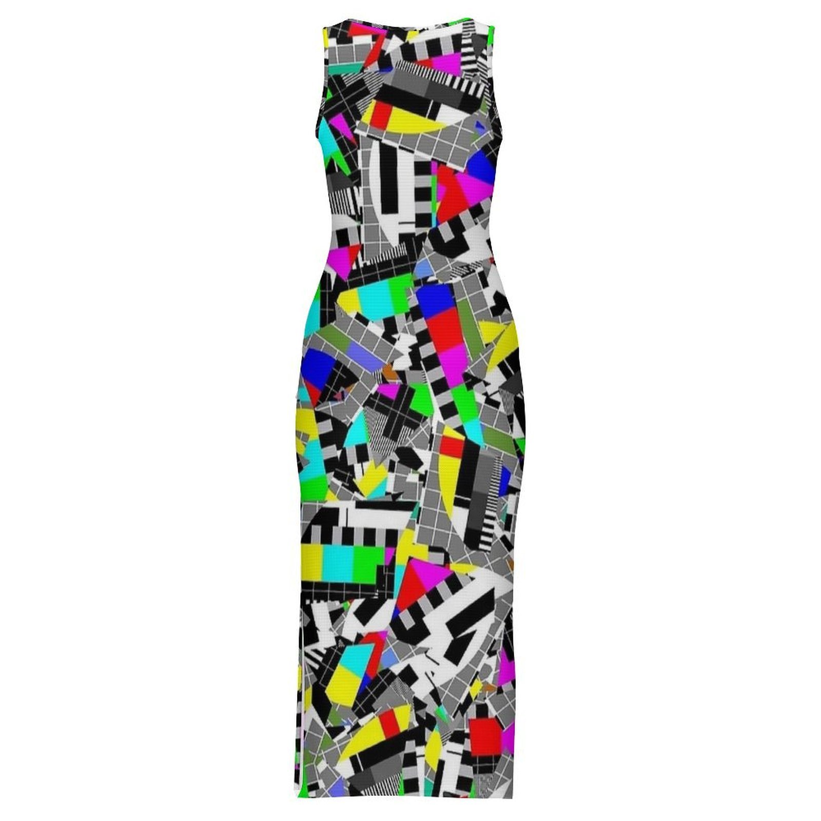 Ladies Retro Glitch Block TV T - огляд і ціна Women'S Fashion Dresses Images