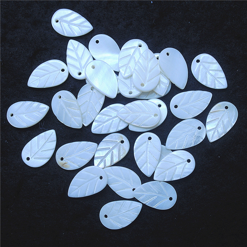 30PCS White Shell Leaf Shape 8 - огляд і ціна Women Fashion Nz